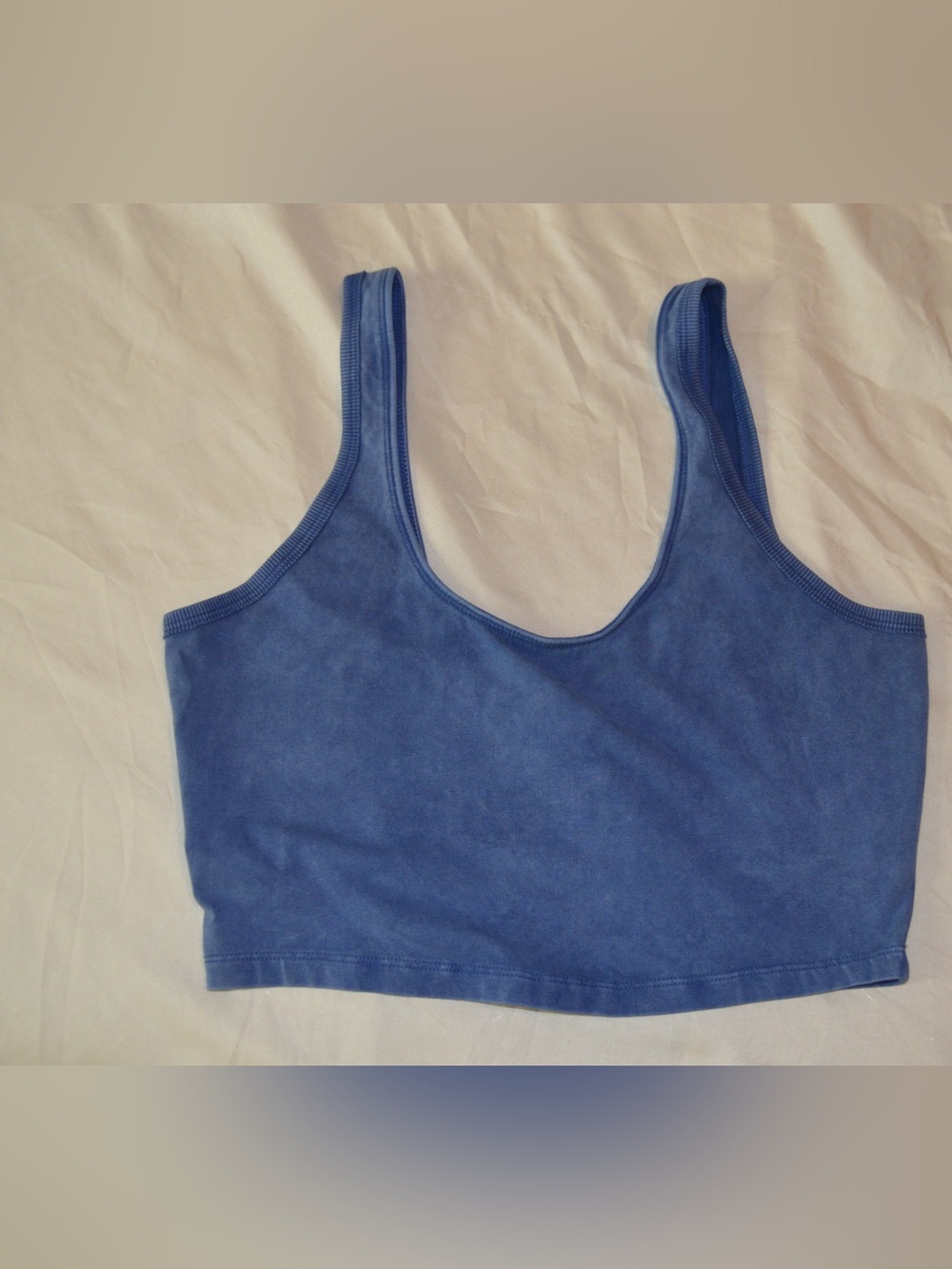 FP Movement by Free People Washed Blue Scoop Bralette